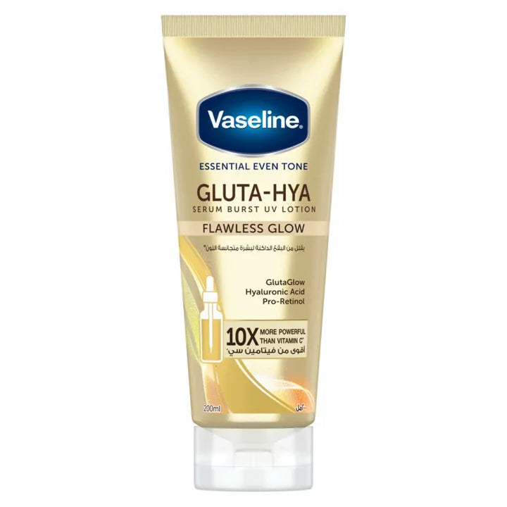 Vaseline Gluta-Hya Serum Burst UV Lotion - Flawless Bright  - 330ml