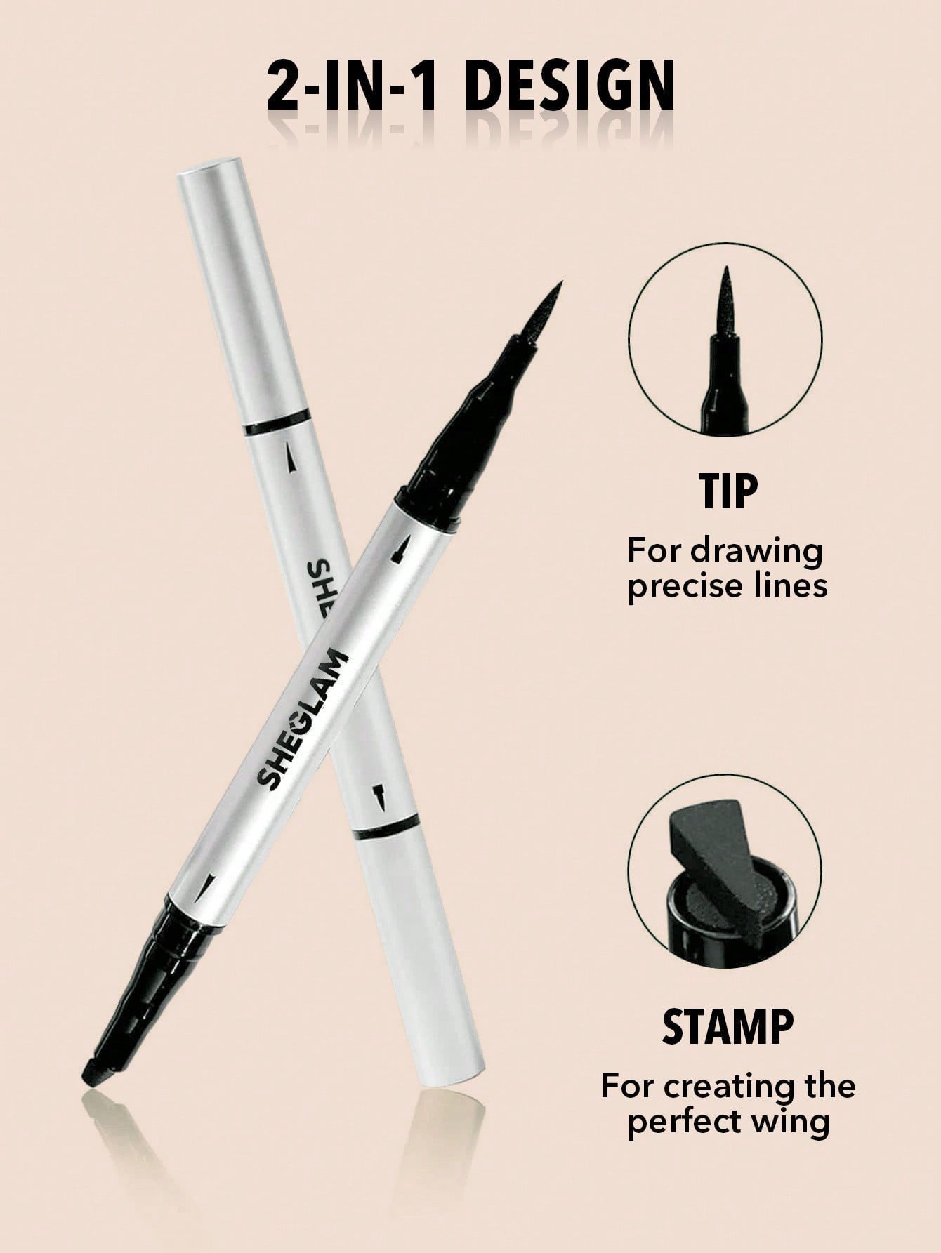 Sheglam Wing It Waterproof Eye Liner Duo