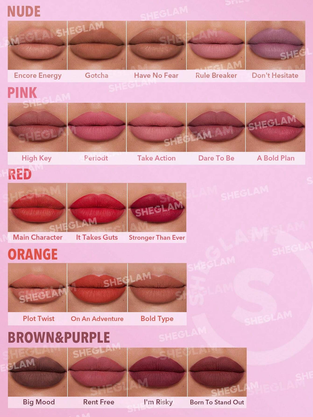 Sheglam Dynamatte Boom Long lasting Matte Lipstick