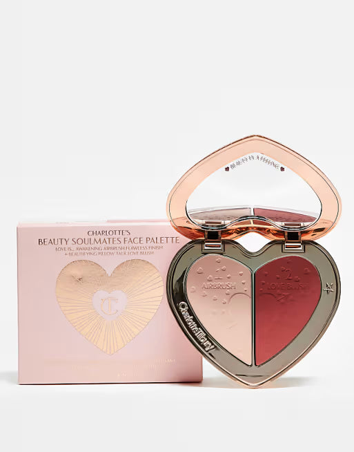 Charlotte Tilbury - Soulmates Face Palette - PILLOW TALK FLAWLESS PEACH