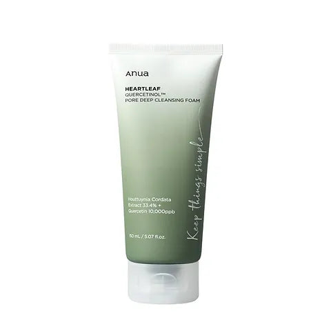 ANUA - HEARTLEAF QUERCETINOL PORE DEEP CLEANNSING FOAM