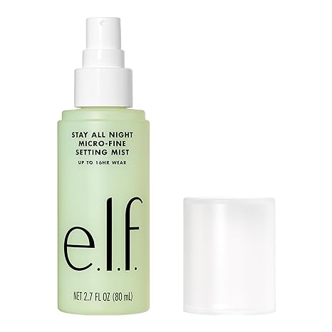 e.l.f. Stay All Night Blue Light Micro-Setting Mist, Setting Spray & Skin Refresher For A Matte Finish, Reduces Blue Light Transmission Hover Image