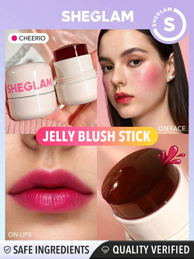 SHEGLAM Jelly-Licious Hydrating Lip & Blush Tint Hover Image