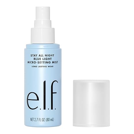e.l.f. Stay All Night Blue Light Micro-Setting Mist, Setting Spray & Skin Refresher For A Matte Finish, Reduces Blue Light Transmission Main Image