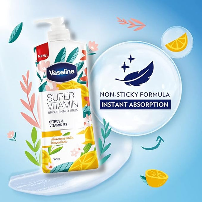 Vaseline Super Vitamin Citrus and Vitamin B3 Serum 360ml. Main Image