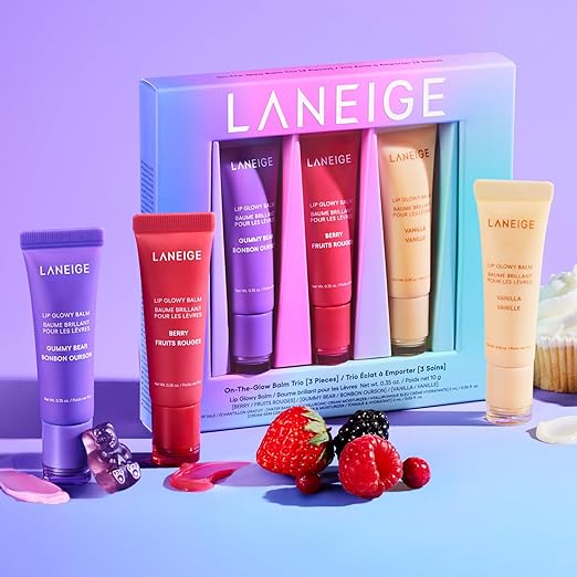 LANEIGE Lip glowy Balm trio pack of 3 set Main Image