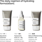 The Ordinary The Daily Set , Cleanser, Hyaluronic Acid 2% + B5, and Natural Moisturizing Factors + HA