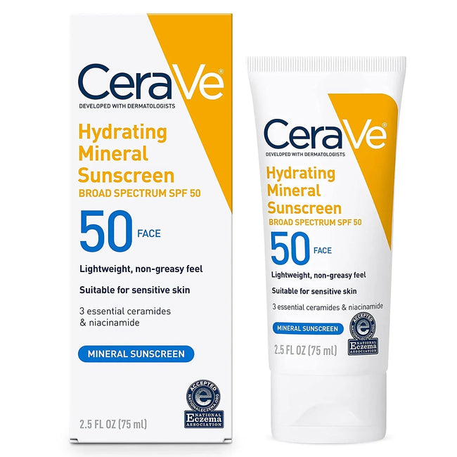CeraVe Mini Hydrating Mineral Sunscreen Hover Image