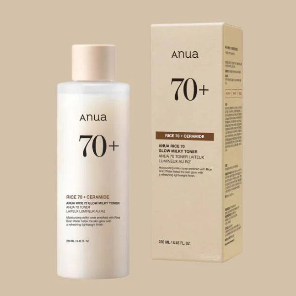 ANUA Rice 70+ Glow Milky Toner 250ml Hover Image