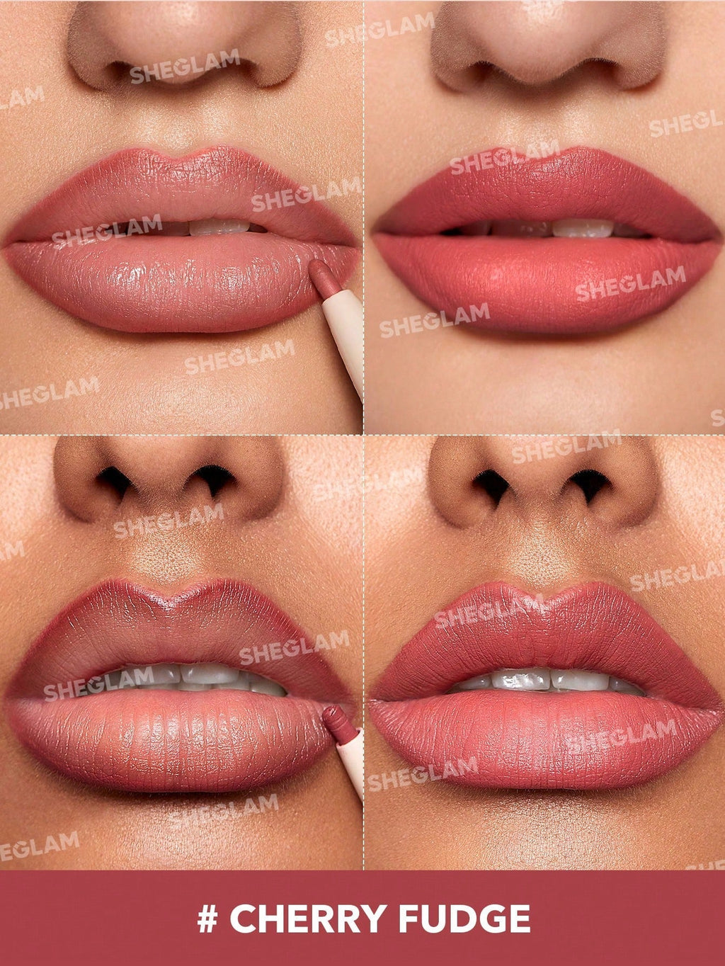 SHEGLAM 2 in 1 Glam Lipstick and Liner Duo