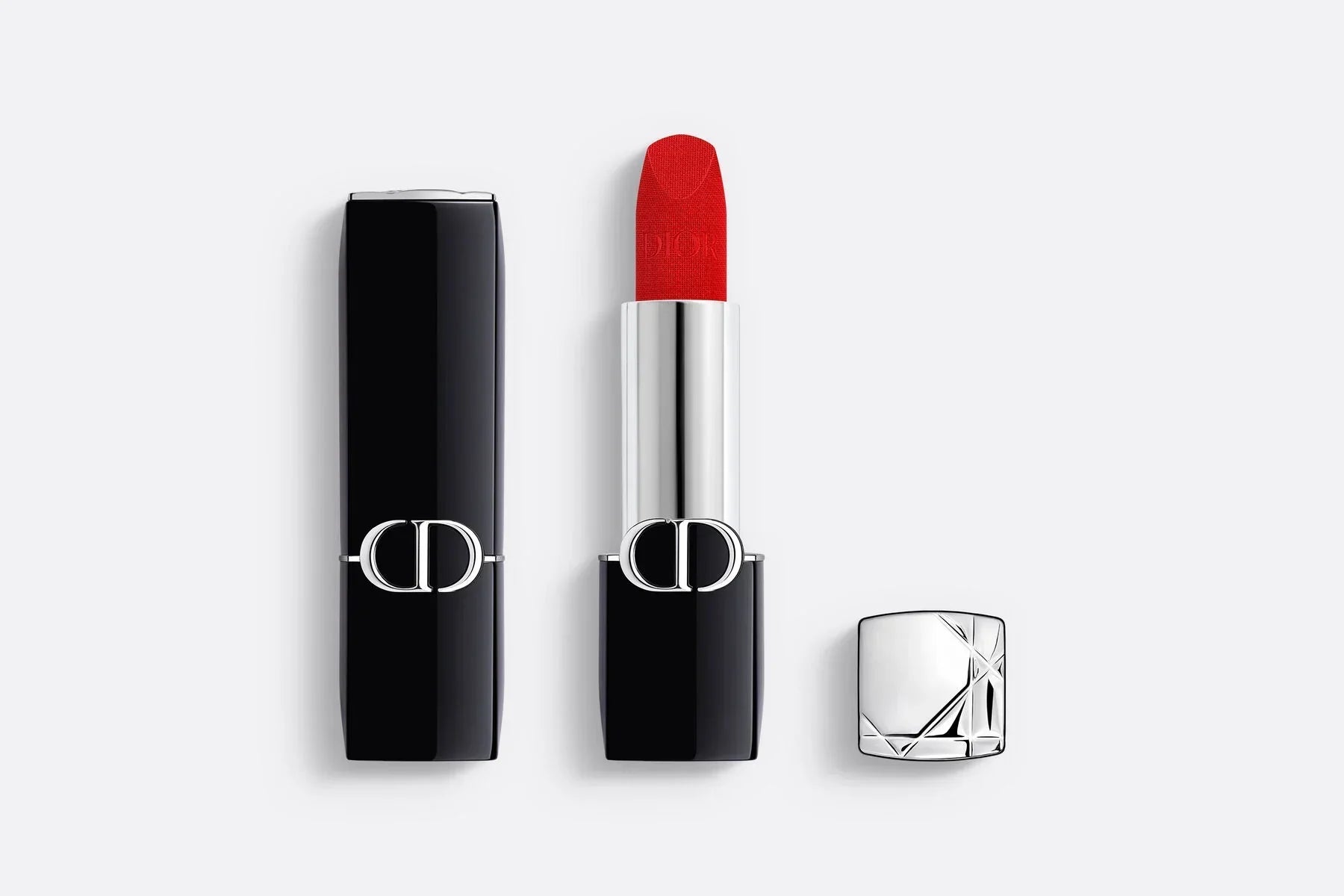 DIOR Rouge Lipstick Floral Lip Care - 999 Shade
