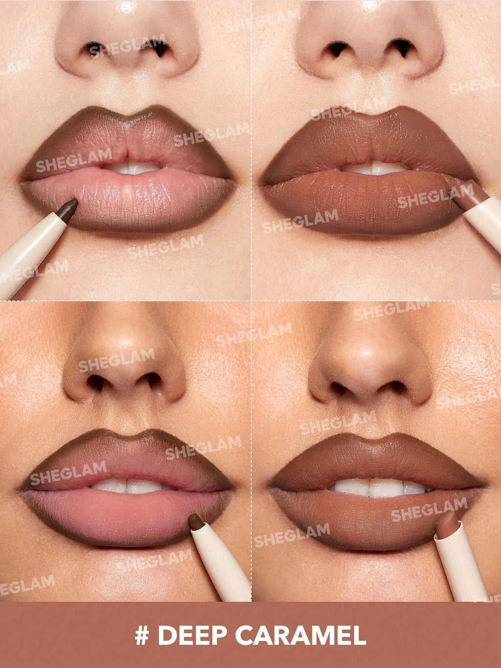 SHEGLAM 2 in 1 Glam Lipstick and Liner Duo