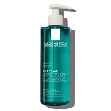 La Roche Posay EFFACLAR Micro Peeling Purifying Gel cleanser  (pump)