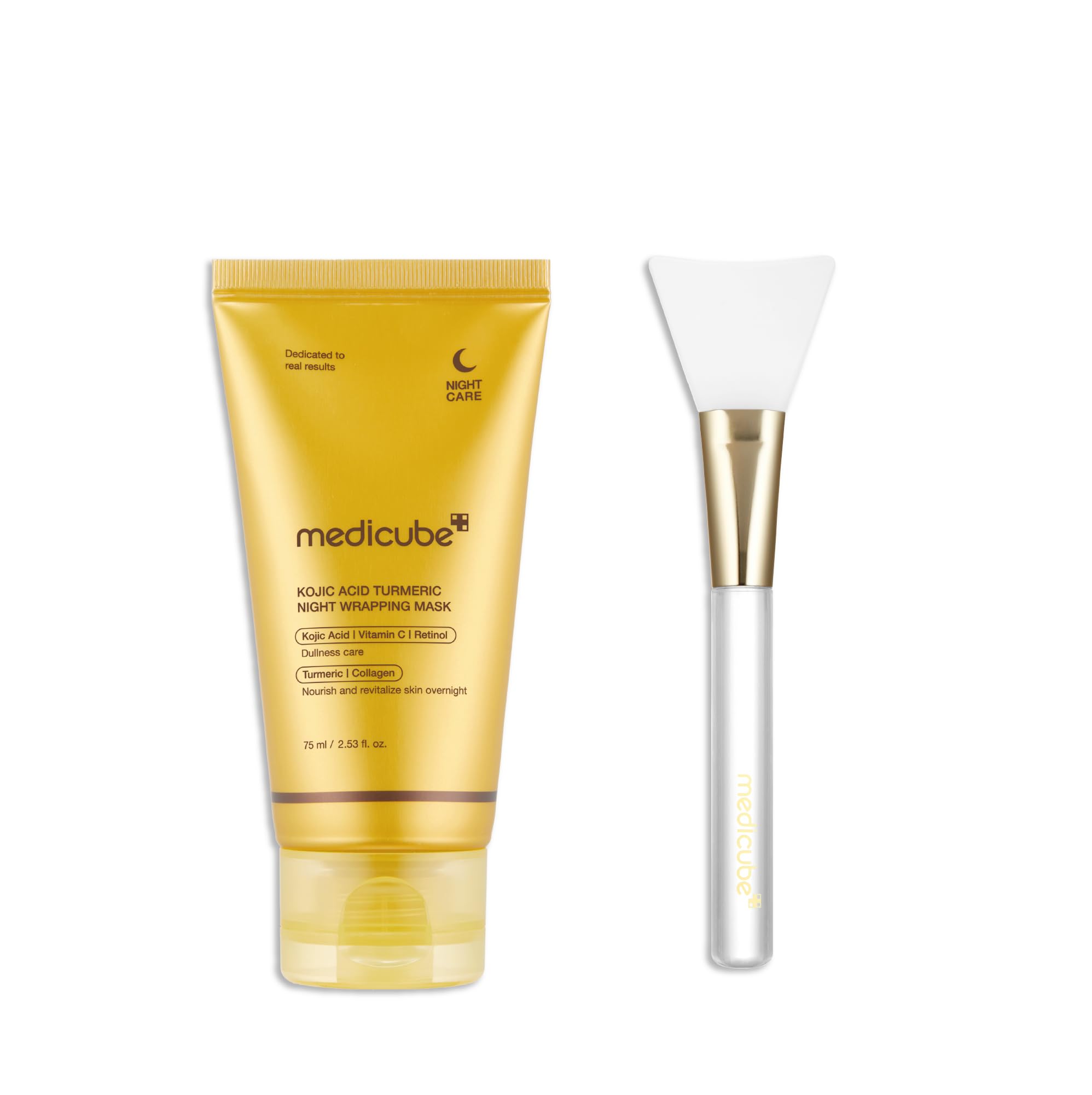 MEDICUBE Kojic Acid Turmeric Night Wrapping Mask