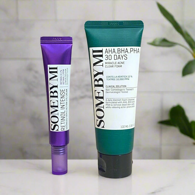 Some By Mi Acne Clear Foam + Some By MI Retinol Intense Eye Cream Deal Hover Image