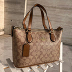 COACH Bag - Gallery Tote Bag In Signature Canvas- Brown