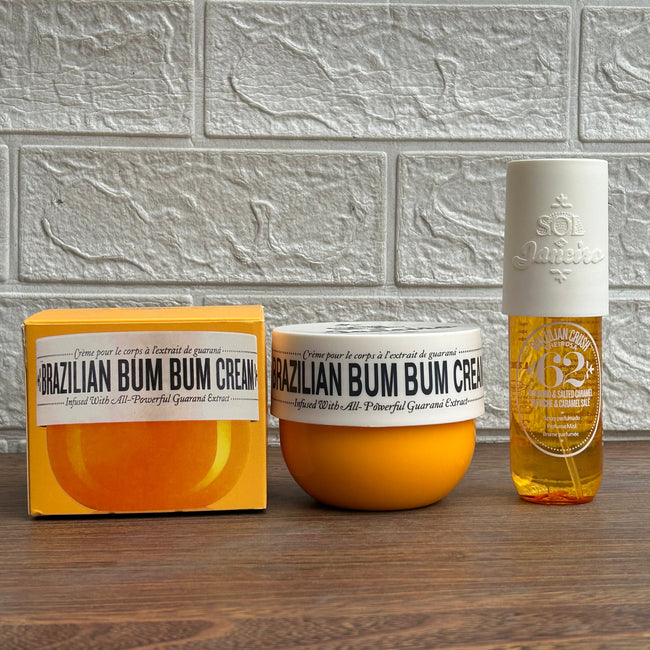 2 in 1 Combo Brazilian Bum Bum Cream and the & Brazilian Crush Che Rosa 62 Hover Image