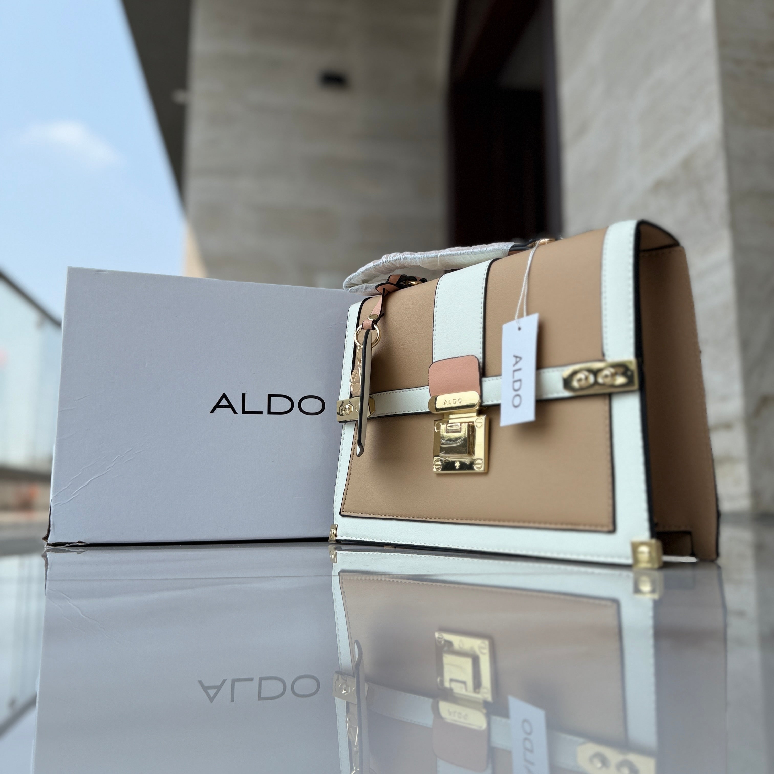 ALDO HANDBAG (BEIGE)