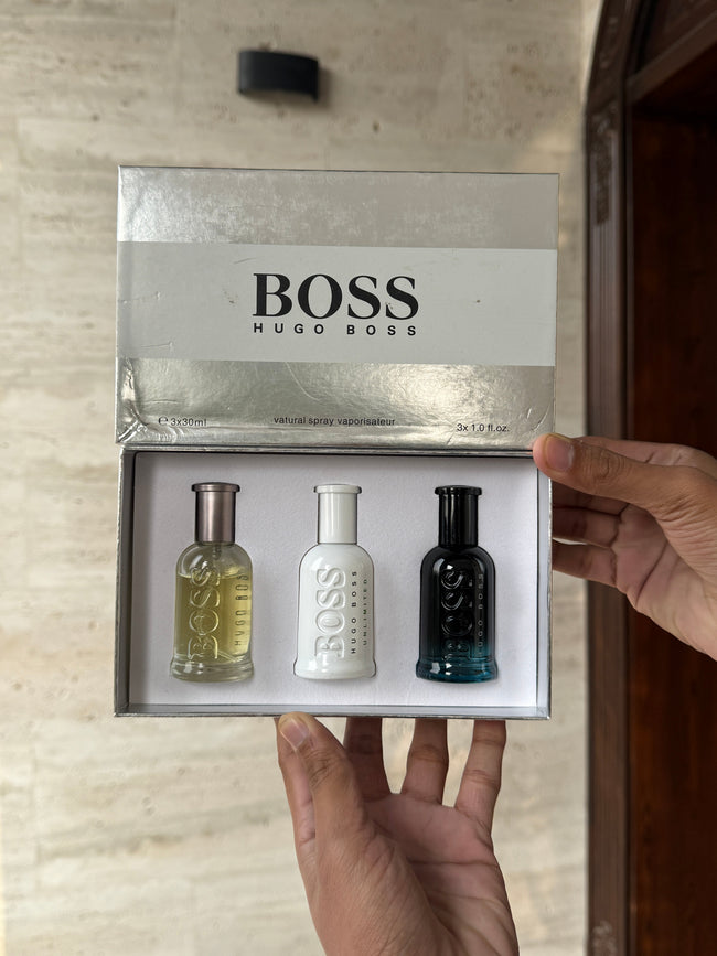 HUGO BOSS MINI PERFUME SET 30ML x 3 Hover Image
