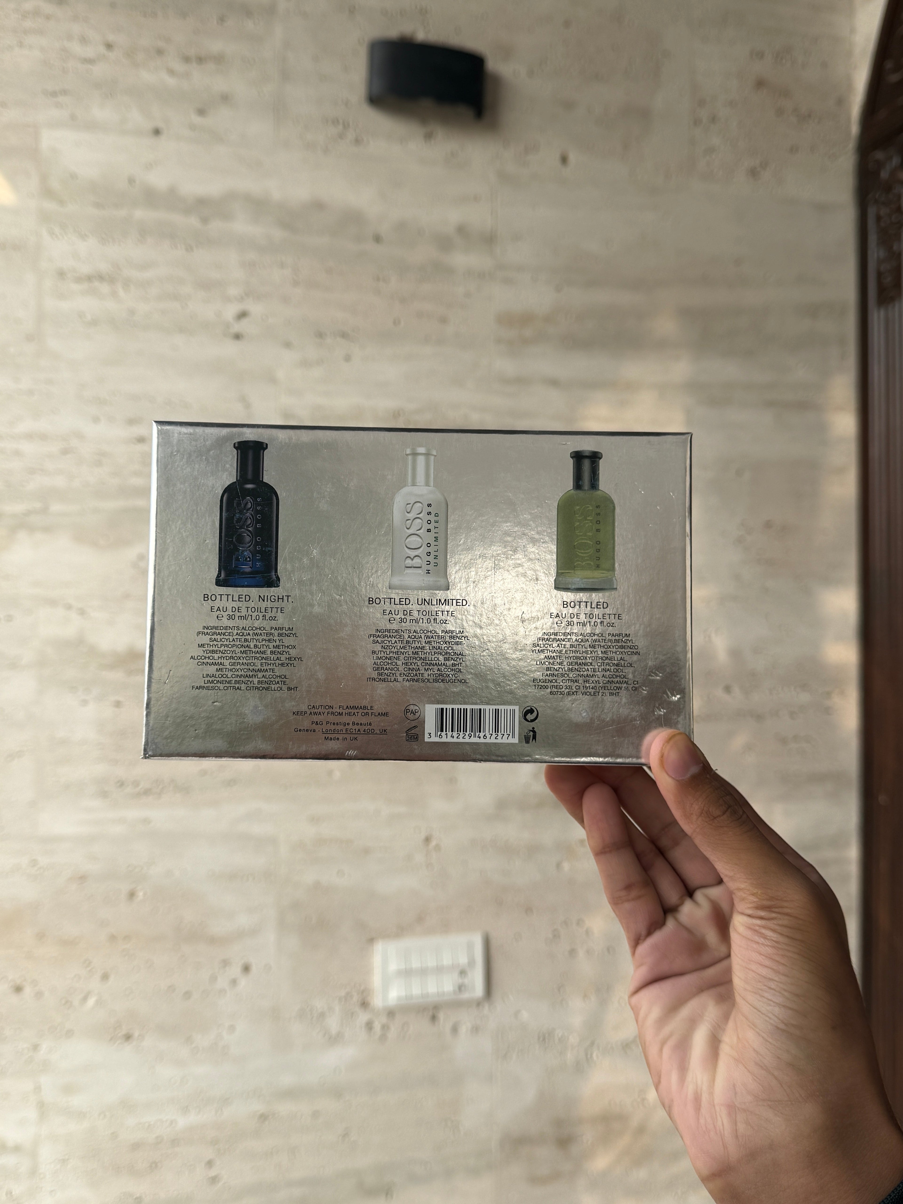 HUGO BOSS MINI PERFUME SET 30ML x 3