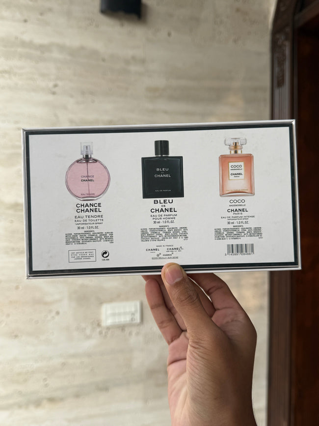 BLUE DE CHANEL MINI PERFUME SET 3OML x 3 Main Image