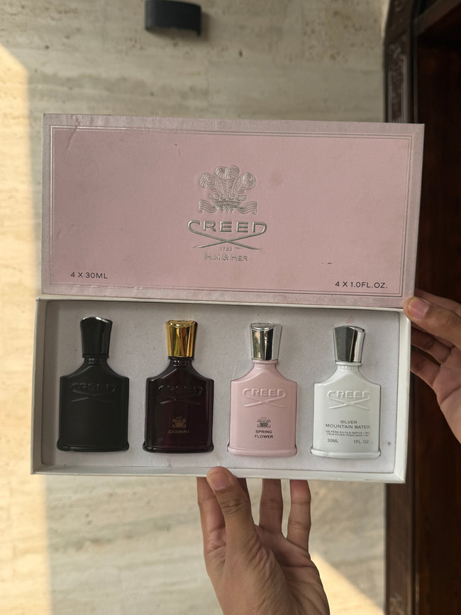 CREED HIM & HER MINI PERFUME SET  30ML X 4 Hover Image