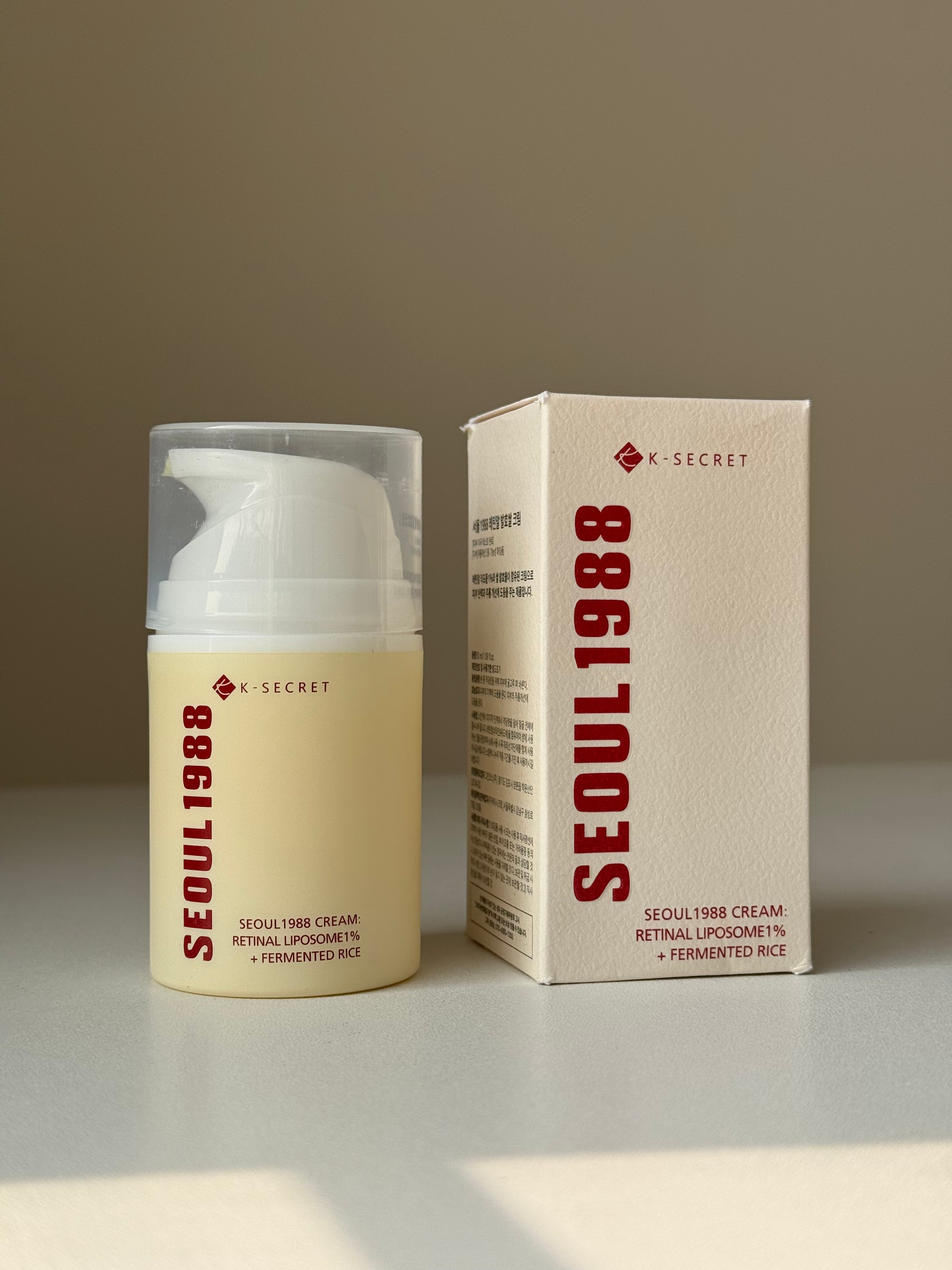 K-Secret Seoul 1988 Eye Cream Retinal Liposome 4% + Fermented Bean + Liposome 1% + Fermented Rice 50ml