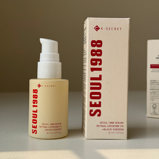 K-SECRET SEOUL 1988 Serum : Retinal Liposome 2% + Black Ginseng 30ml Hover Image