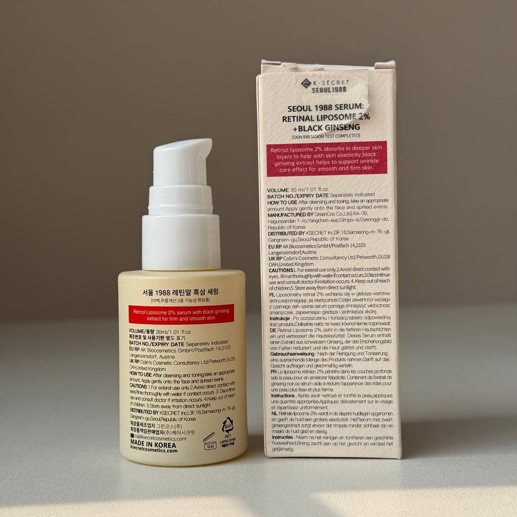 K-SECRET Seoul 1988 Set (Eye Cream - Skin Tightening Serum)