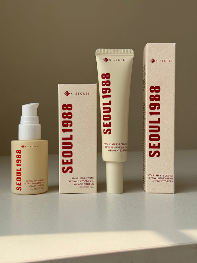 K-SECRET Seoul 1988 Set (Eye Cream - Skin Tightening Serum) Hover Image