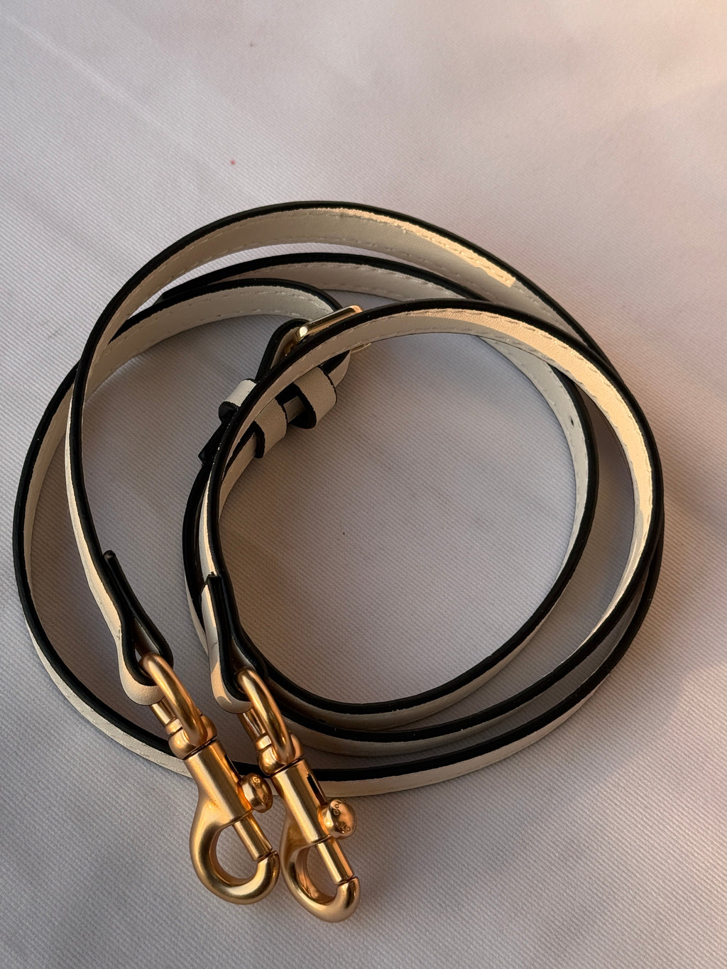 COACH WHITE CHERRY PATTERN BAG WITH CHERRY CHARM