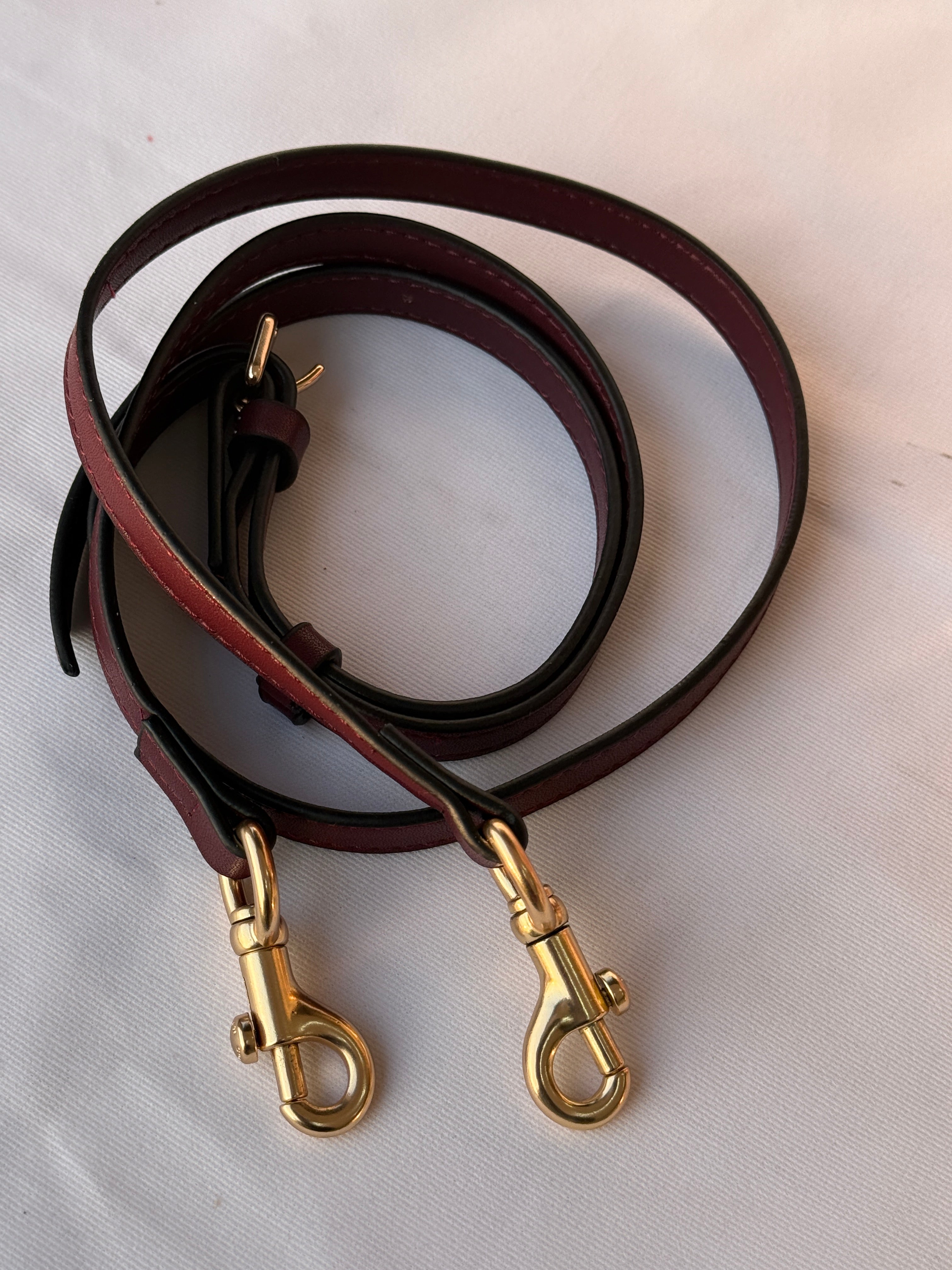 COACH DARK BROWN CHERRY PATTERN BAG WITH CHERRY CHARM