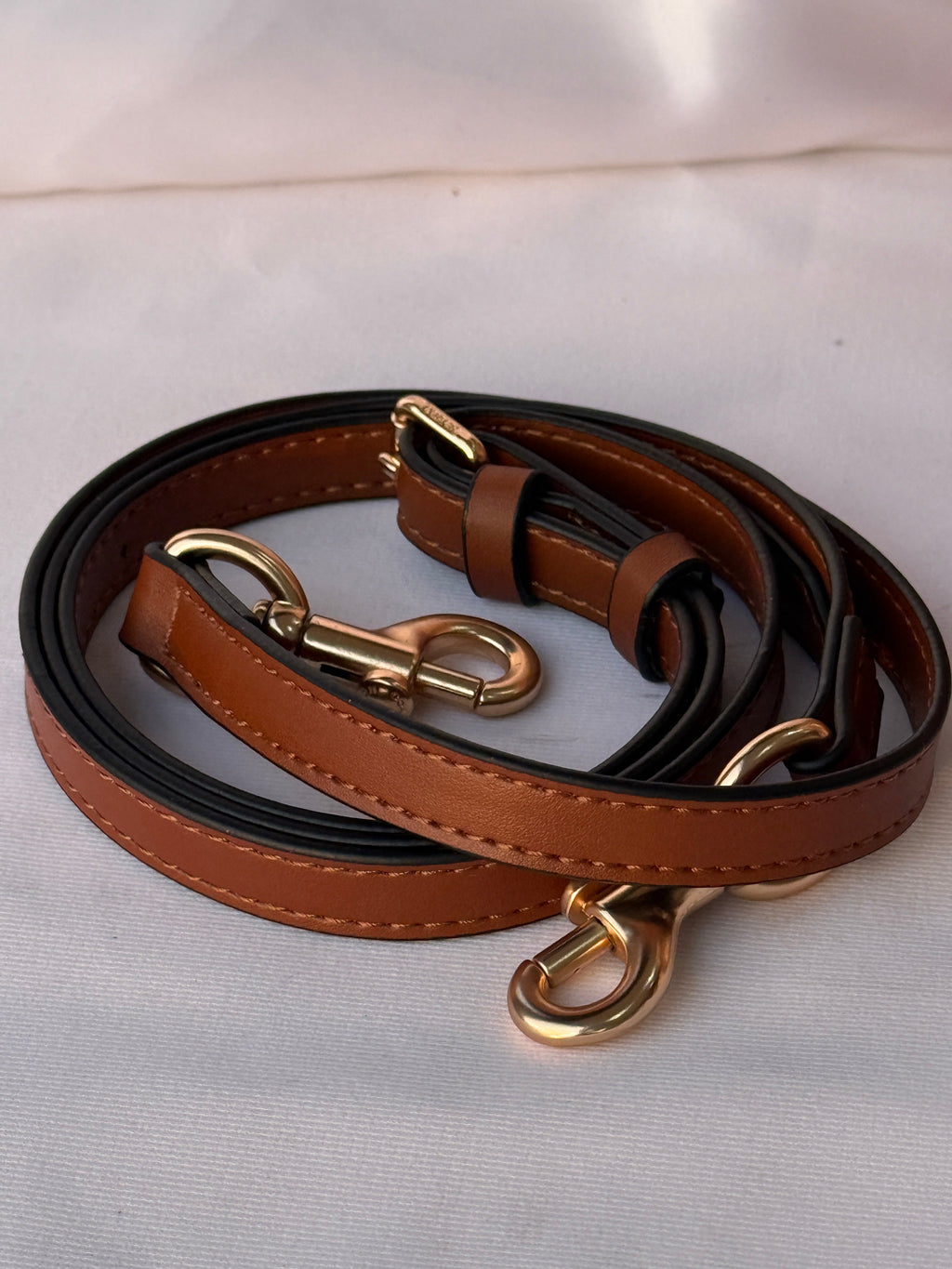 COACH LIGHT BROWN /TAN BASE CHERRY PATTERN BAG WITH CHERRY CHARM