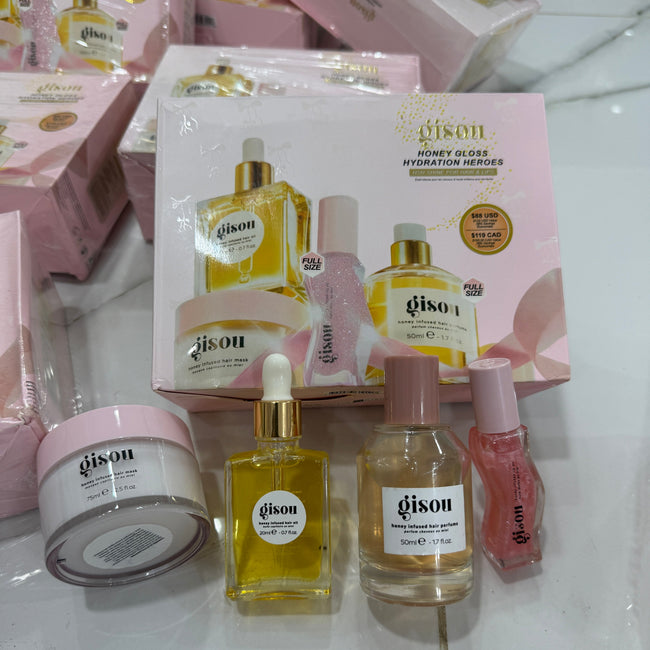 Gisou Honey Gloss Hydration Heroes Hair Value Set Main Image