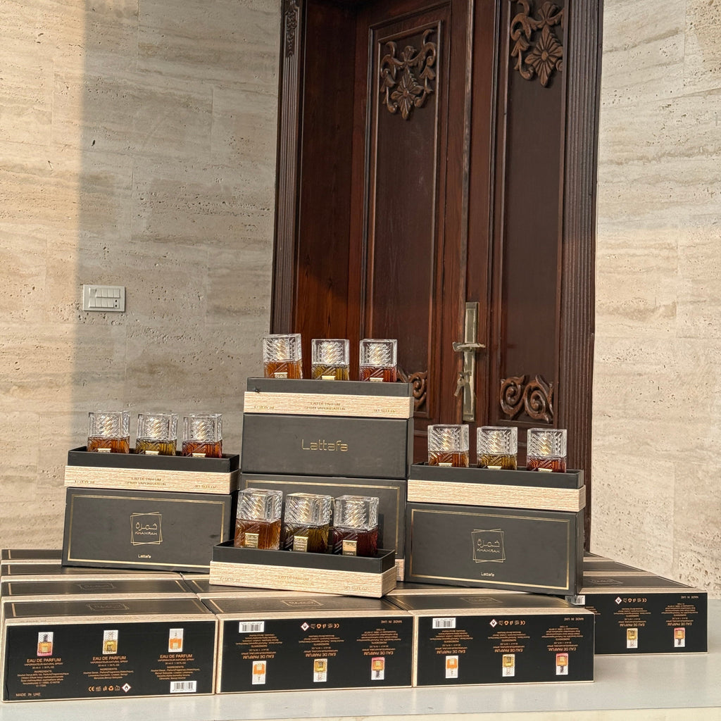 LATTAFA KHAMRA EAU DE PERFUME SPRAY VAPORISATEUR 3PCS EACH 35ML