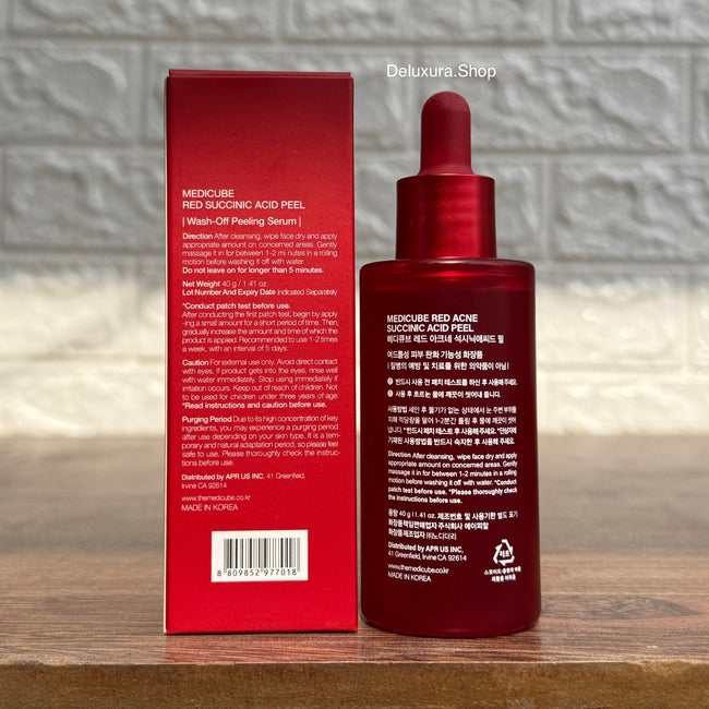 Medicube Red Acne Succinic Acid Peel | Peeling Serum 40g Main Image