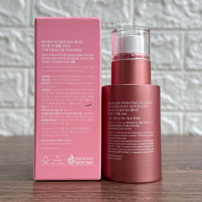Medicube PDRN Pink Collagen Exosome Shot Serum 30ml Main Image
