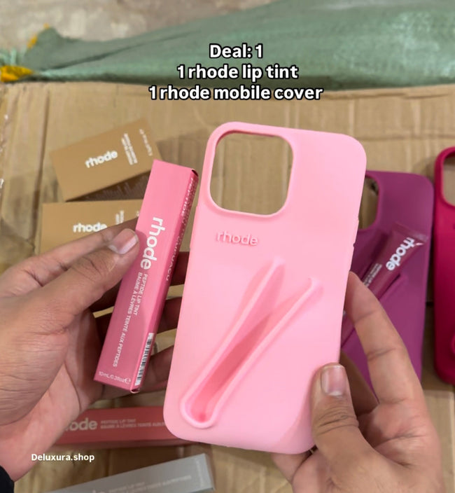 Deal 1: 1 Rhode Lip Tint + 1 Phone Case We'll call to reconfirm shade and size. Hover Image
