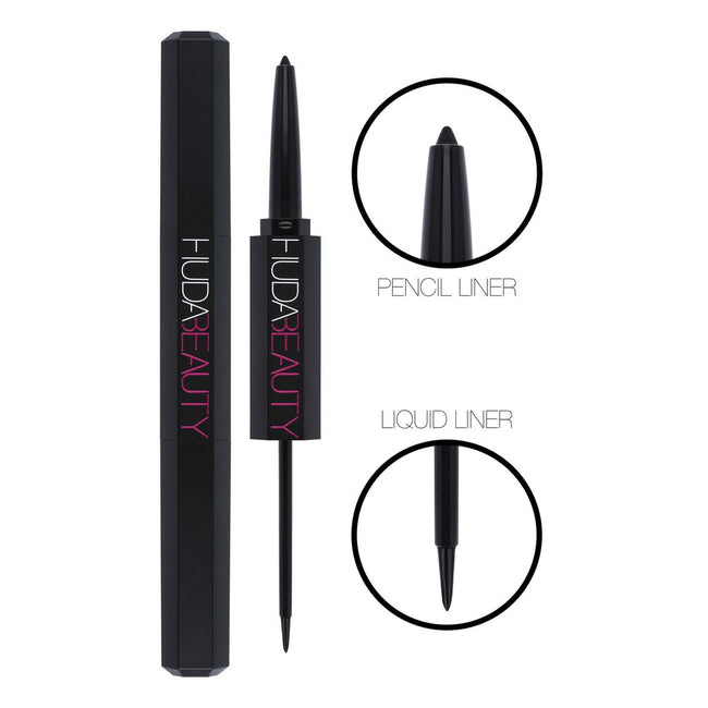 Huda Beauty Life Liner Double Ended Eyeliner Liquid and Pencil Hover Image