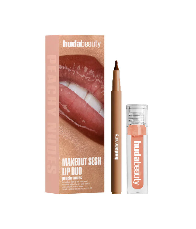Huda Beauty Make Out Sesh Lip Stain and Lip Gloss Duo Hover Image