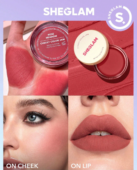 SHEGLAM Cheeky Color Jam - Rose Meadow Hover Image