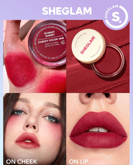 SHEGLAM Cheeky Color Jam - Scarlet Sunset Hover Image