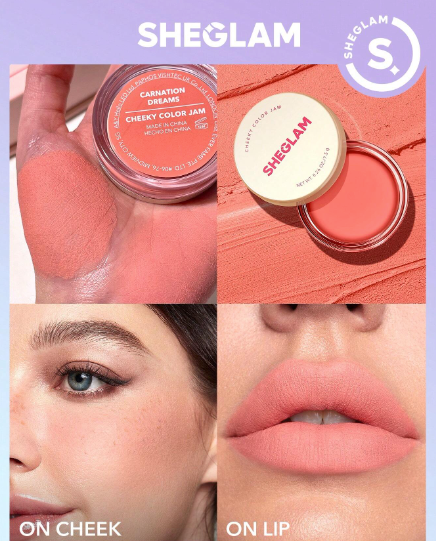 SHEGLAM Cheeky Color Jam - Carnation Dream Hover Image