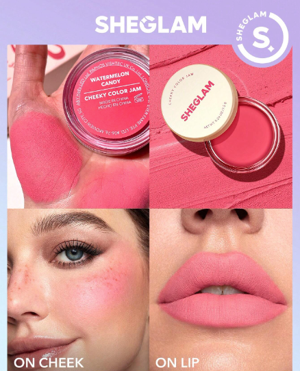 SHEGLAM Cheeky Color Jam - Afternoon Peach Hover Image