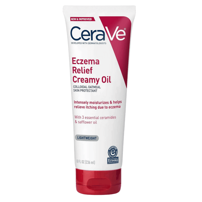 Cerave Eczema Relief Creamy Body Oil (236 ml) Hover Image