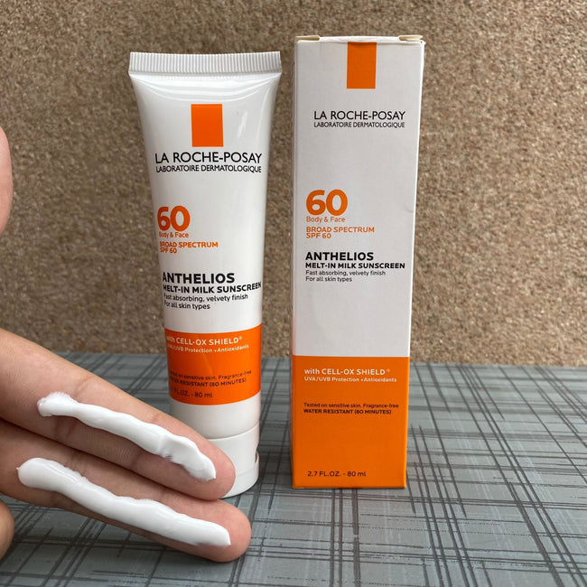 La Roche- posay anthelios Melt -in milk sunscreen spf60 Hover Image