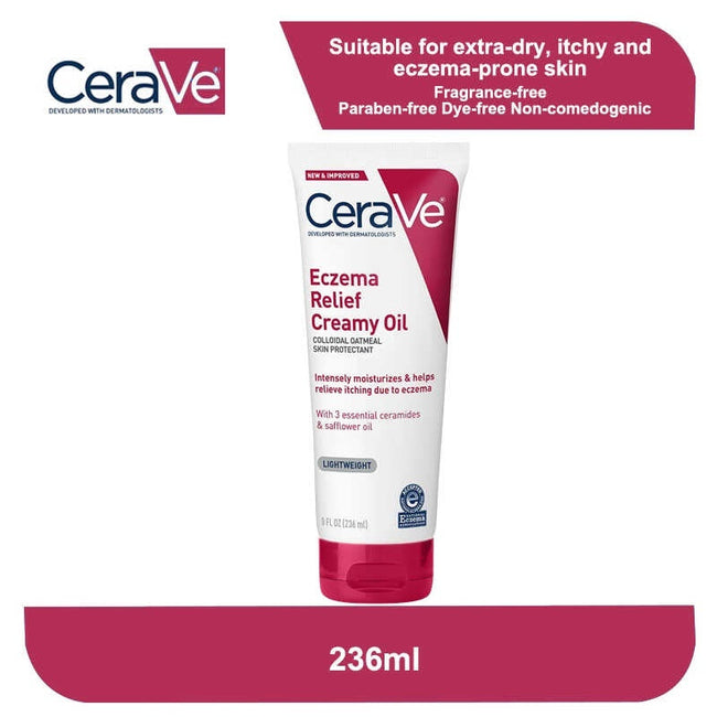 Cerave Eczema Relief Creamy Oil 236ml Hover Image