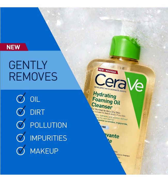 CeraVe Hydrating Foaming Oil Cleanser Main Image