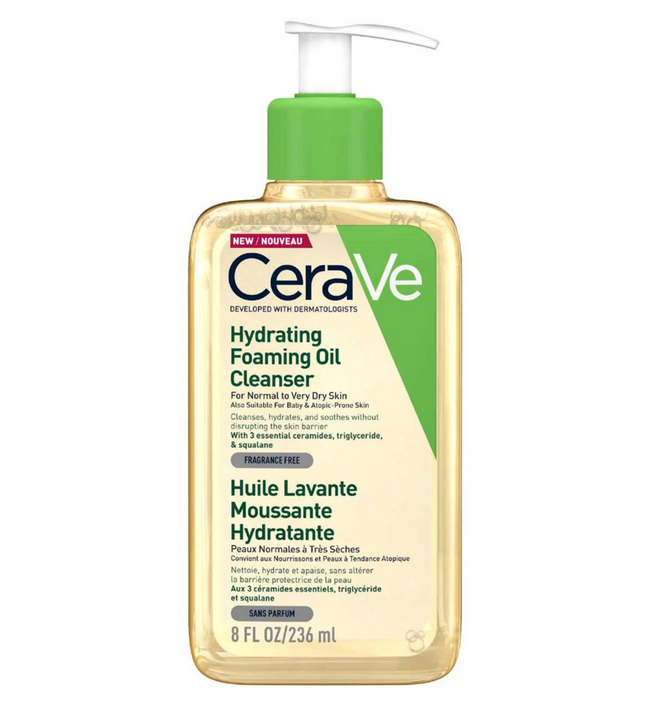 CeraVe Hydrating Foaming Oil Cleanser Hover Image