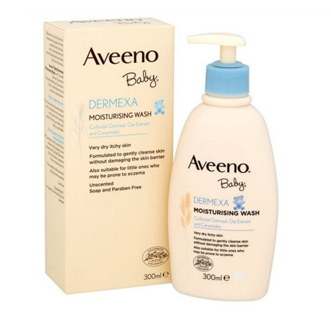 Aveeno Baby Dermexa Moisturising Wash 300ml Hover Image